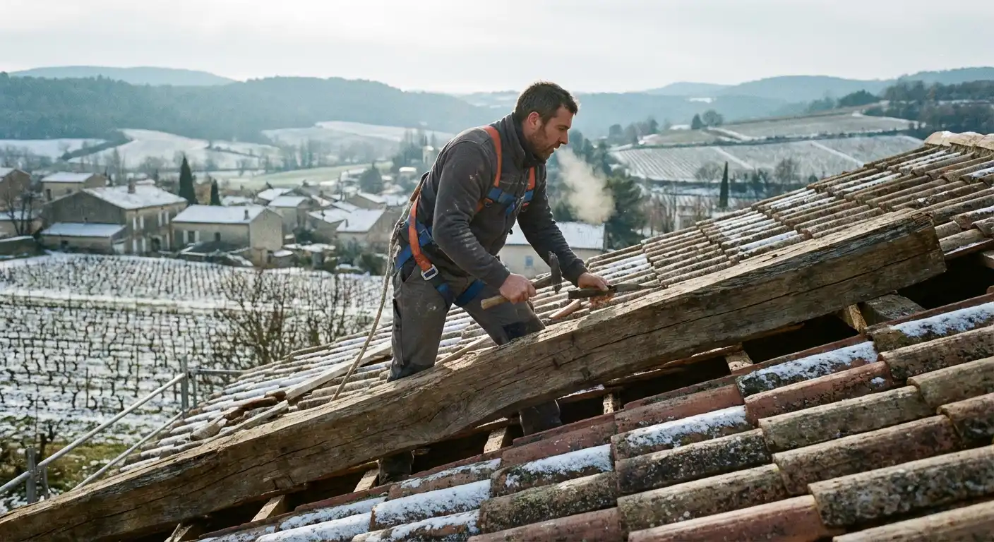 travaux de charpente région d'Albi