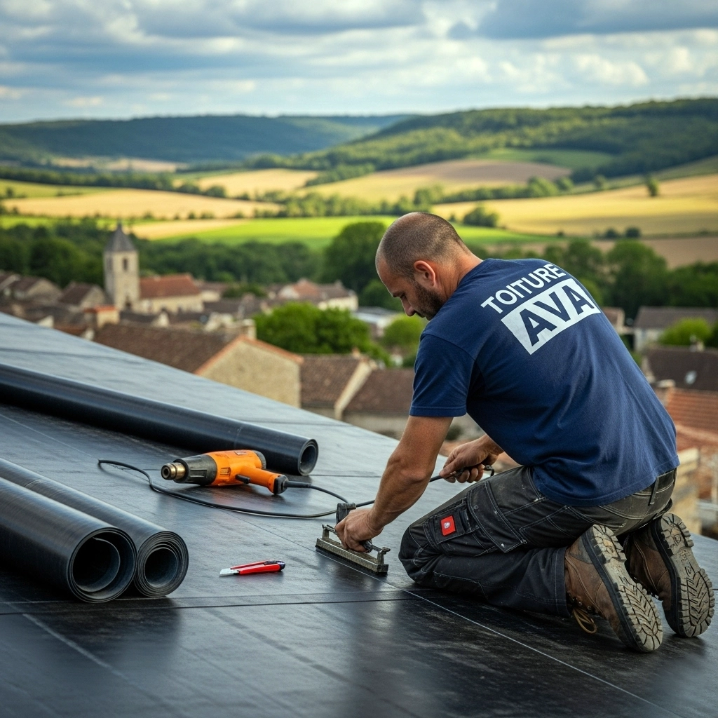 Puygouzon etanchéité toiture terrasse avec notre étancheur AVA Toiture